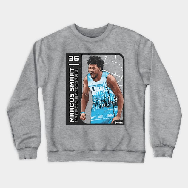 Marcus Smart Memphis Card Crewneck Sweatshirt by ClarityMacaws